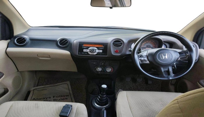 2013 Honda Amaze 1.2L I-VTEC S, Petrol, Manual, 1,43,623 km, interior