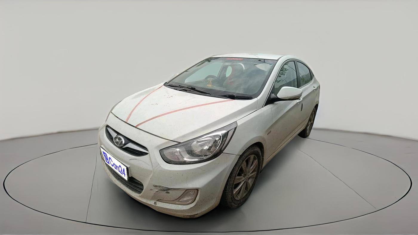2012 Hyundai Verna FLUIDIC 1.6 CRDI SX, Diesel, Manual, 94,402 km, exterior