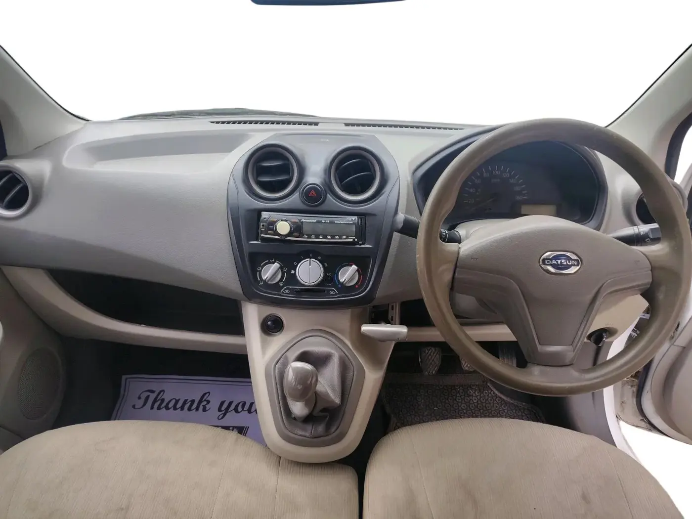 2014 Datsun Go T, Petrol, Manual, 1,06,678 km, interior
