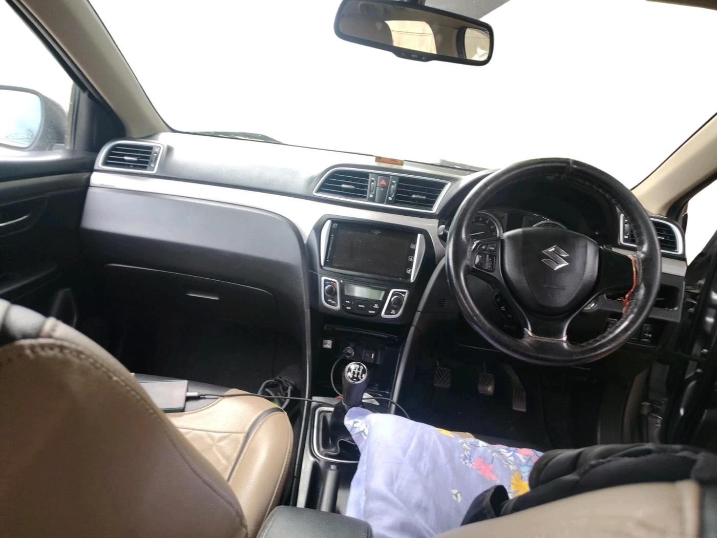 2017 Maruti Ciaz S 1.4 MT PETROL, CNG, Manual, 87,588 km, interior