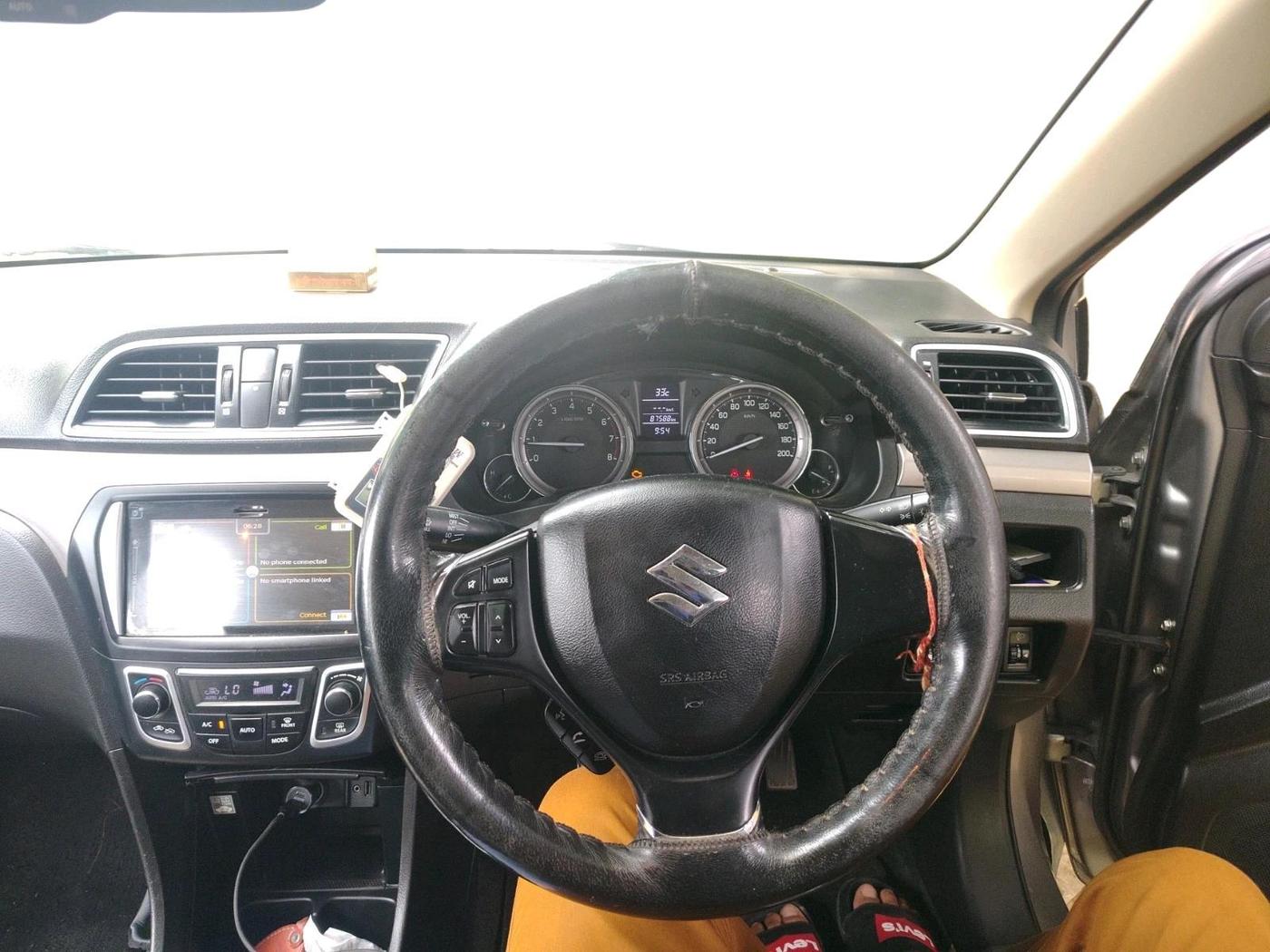 2017 Maruti Ciaz S 1.4 MT PETROL, CNG, Manual, 87,588 km, interior