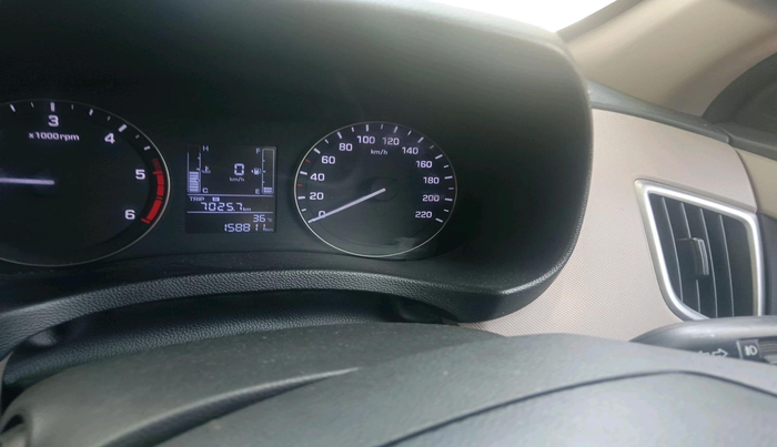 2016 Hyundai Creta SX PLUS 1.6 DIESEL, Diesel, Manual, 1,58,811 km, interior
