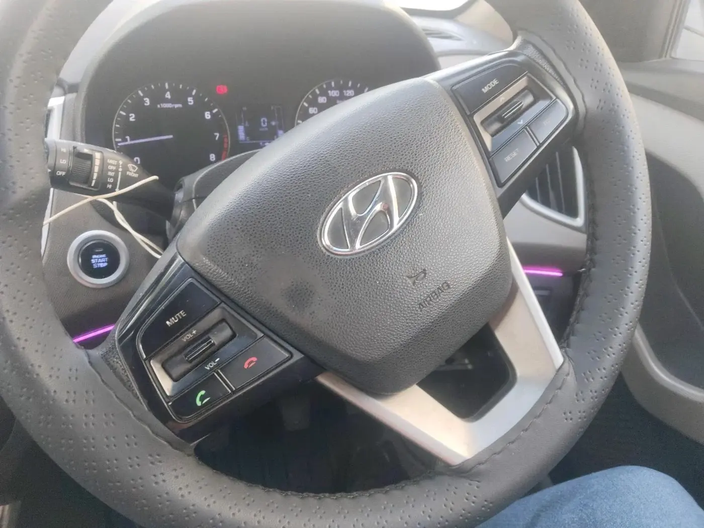 2016 Hyundai Creta SX PLUS 1.6 PETROL, Petrol, Manual, 90,894 km, interior