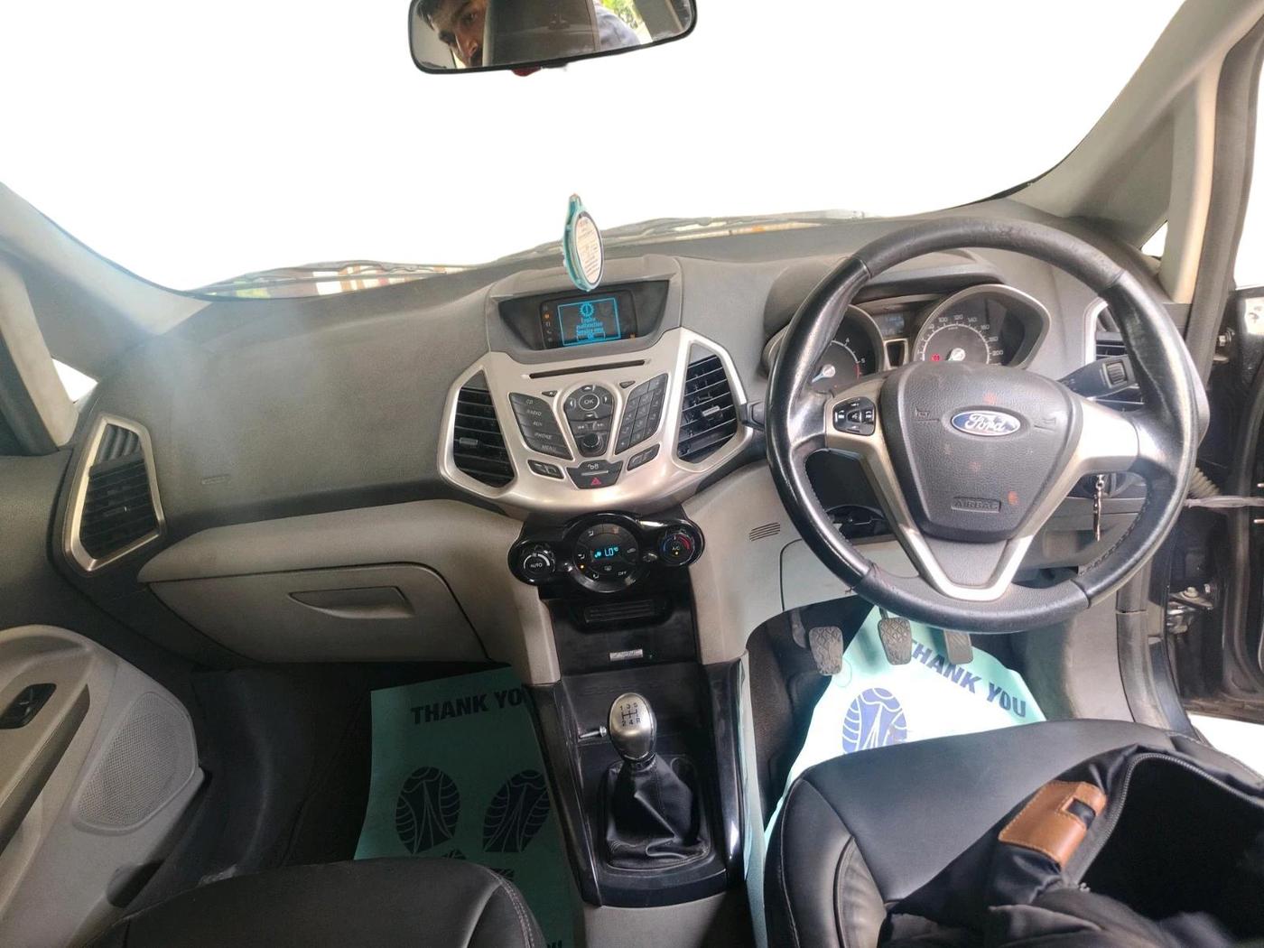 2013 Ford Ecosport TITANIUM 1.5L DIESEL, Diesel, Manual, 2,02,715 km, interior