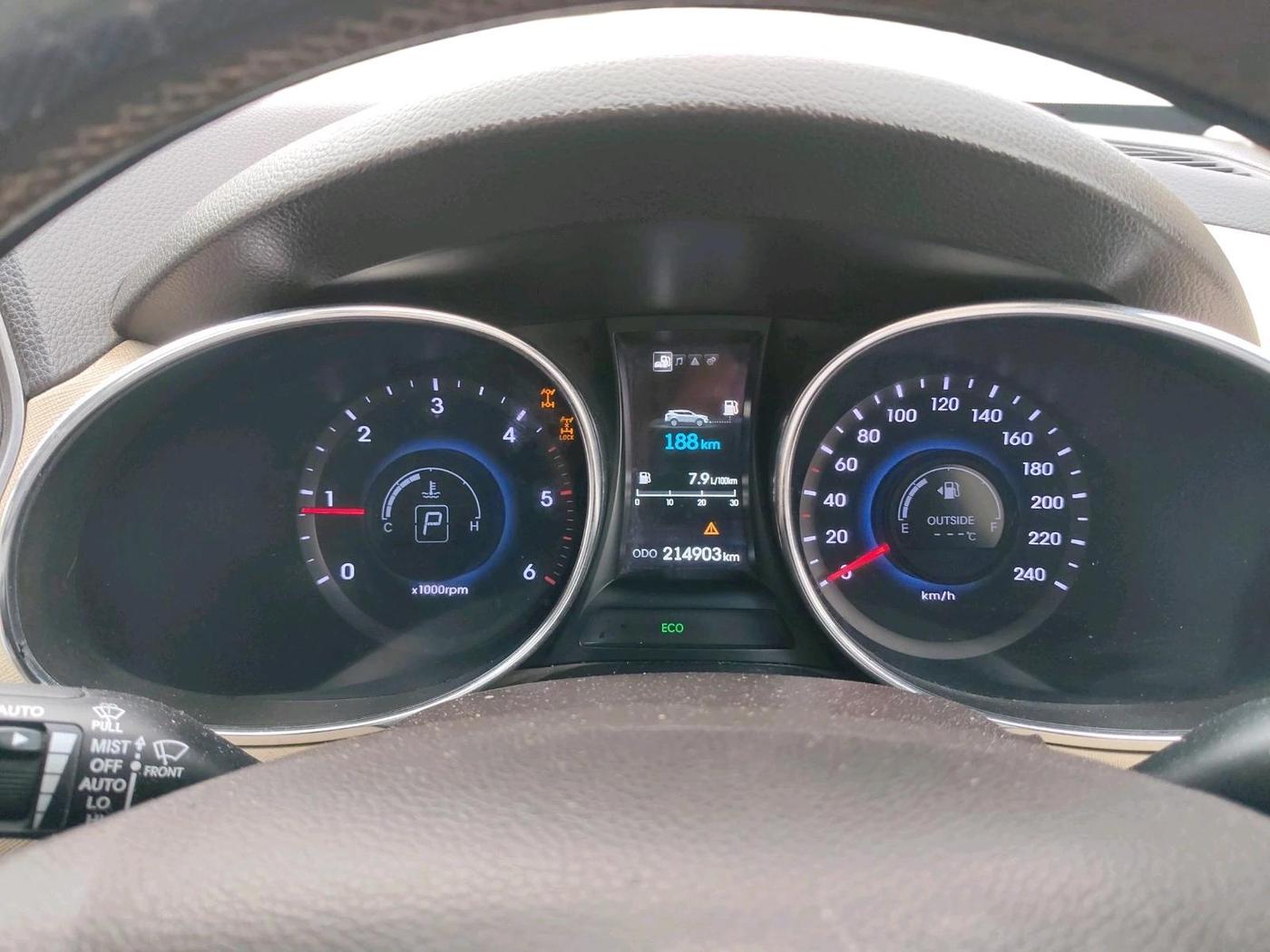2014 Hyundai Santa Fe 4 WD AT, Diesel, Automatic, 2,14,903 km, interior