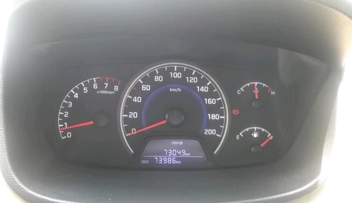 2017 Hyundai Grand i10 MAGNA 1.2 KAPPA VTVT, Petrol, Manual, 73,986 km, interior