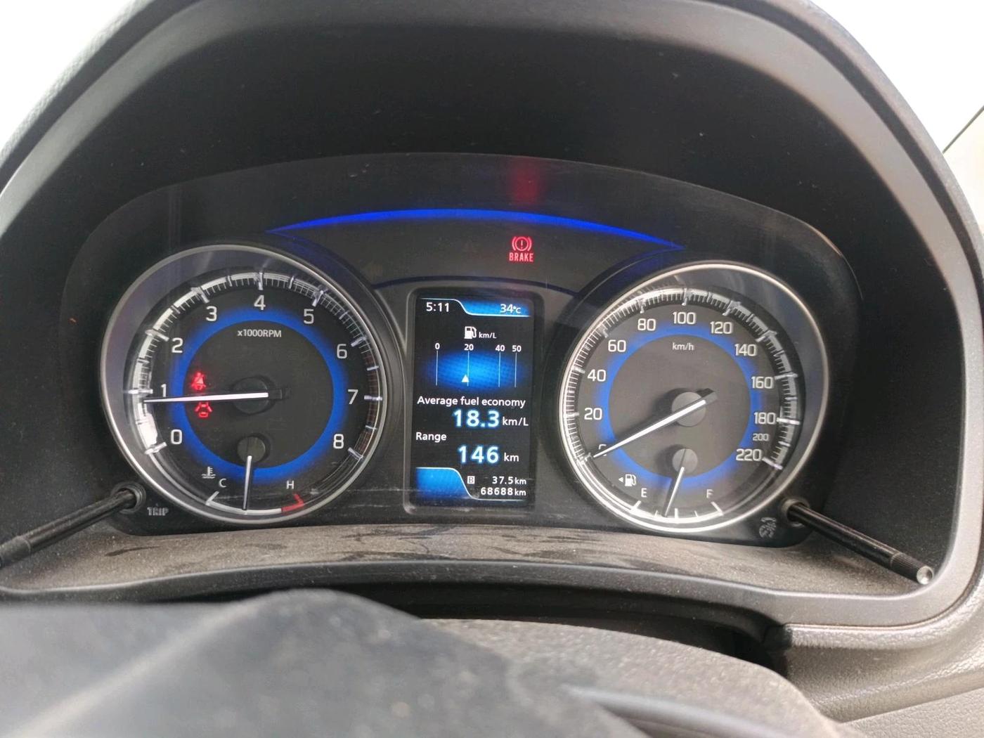 2021 Maruti Baleno ALPHA PETROL 1.2, Petrol, Manual, 68,688 km, interior