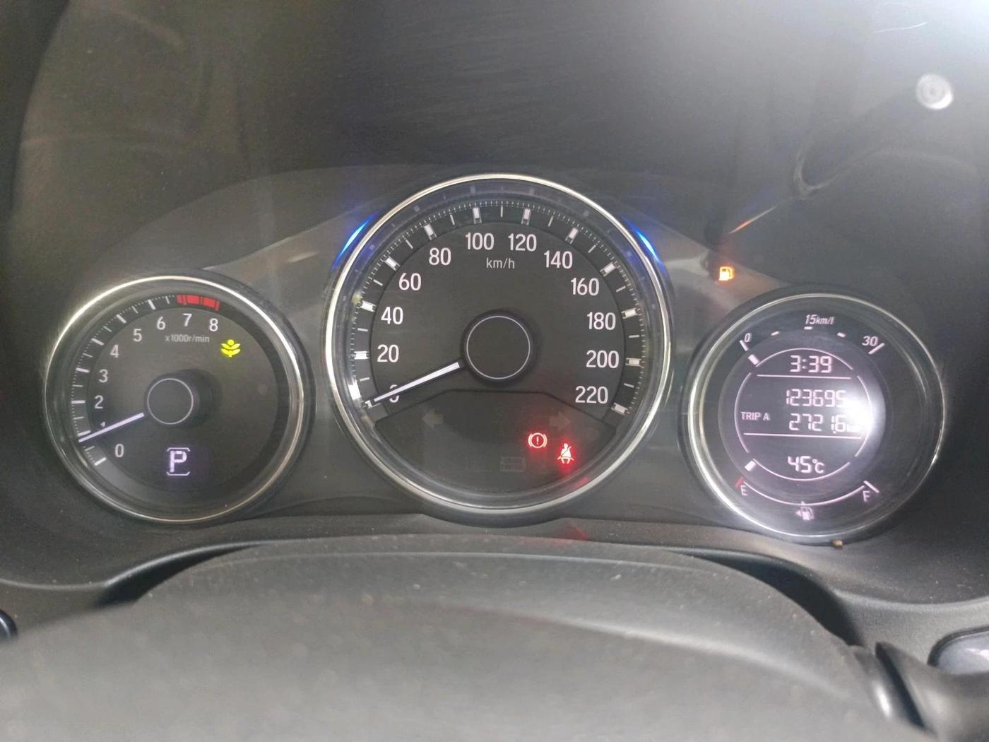 2017 Honda City 1.5L I-VTEC ZX CVT, Petrol, Automatic, 1,23,695 km, interior