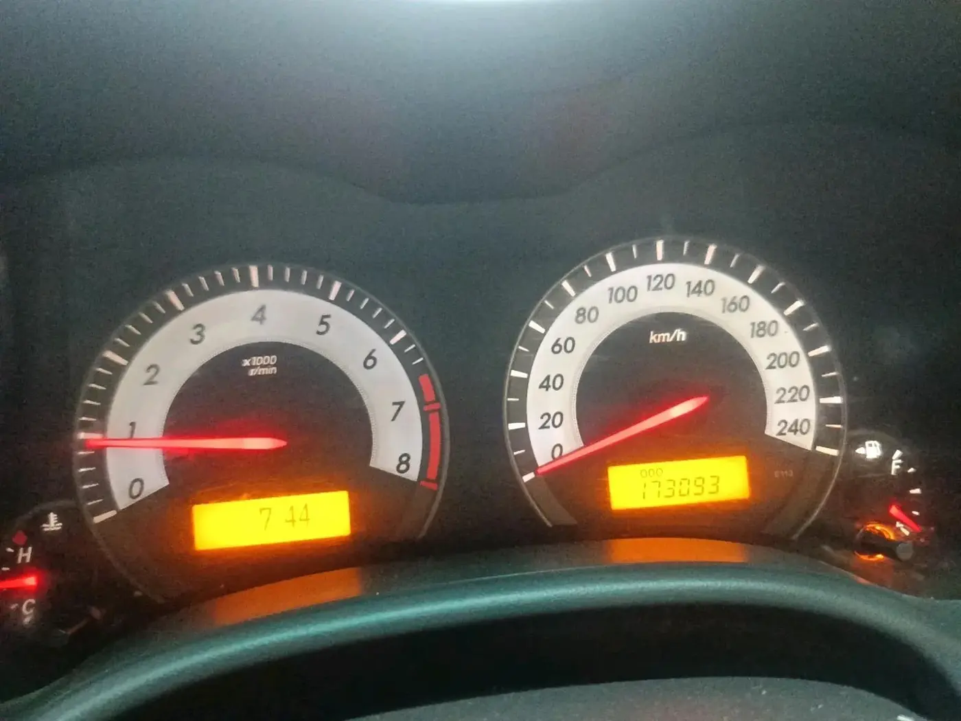 2012 Toyota Corolla Altis G PETROL, Petrol, Manual, 1,73,093 km, interior