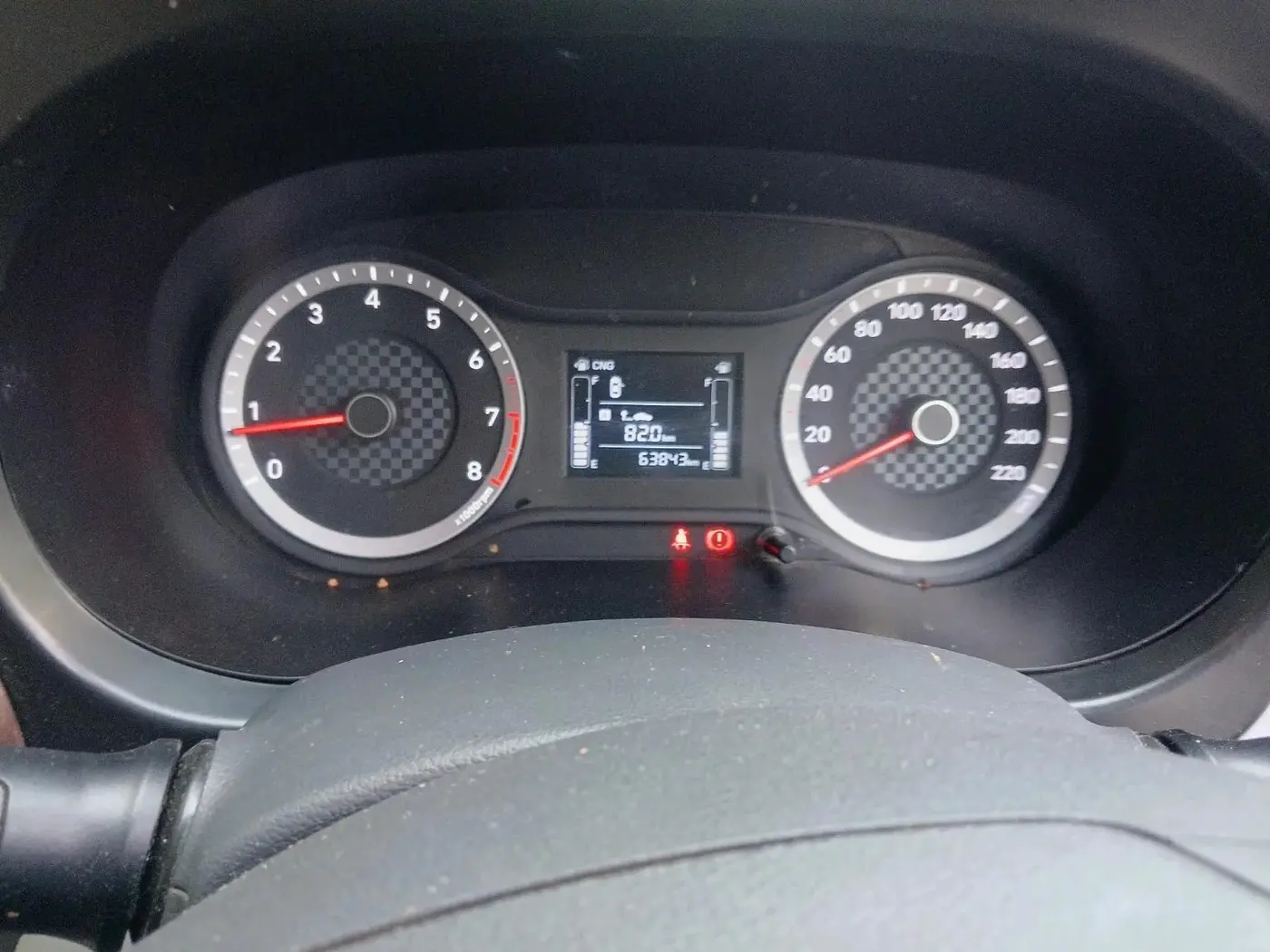 2022 Hyundai AURA S 1.2 CNG, CNG, Manual, 63,843 km, interior