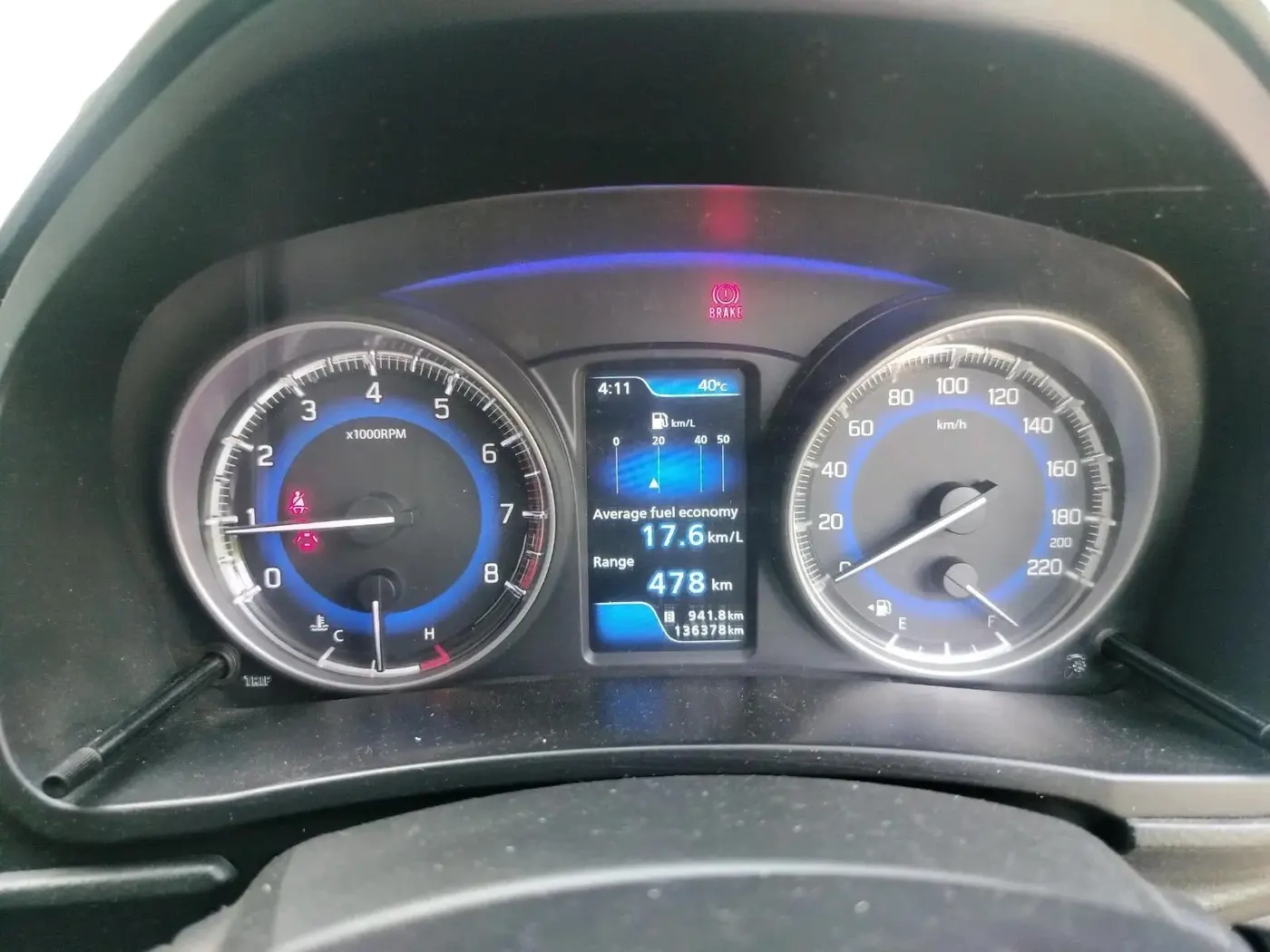 2017 Maruti Baleno ALPHA PETROL 1.2, Petrol, Manual, 1,36,378 km, interior