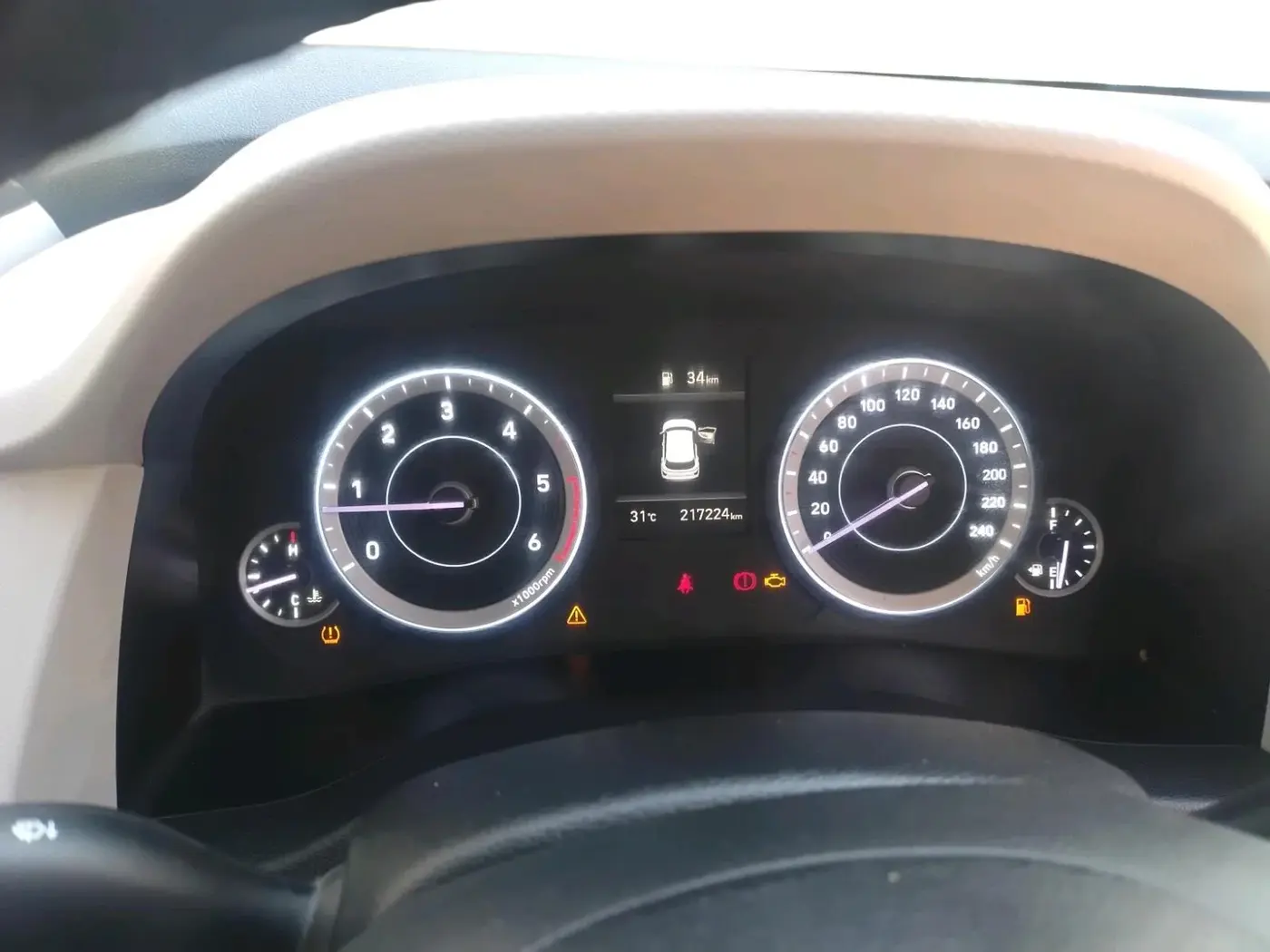 2020 Hyundai Creta E 1.5 DIESEL, Diesel, Manual, 2,23,470 km, interior