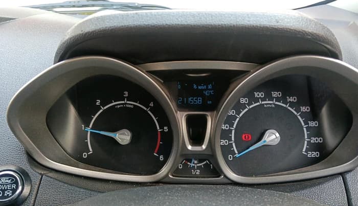 2013 Ford Ecosport TITANIUM 1.5L DIESEL, Diesel, Manual, 2,11,558 km, interior