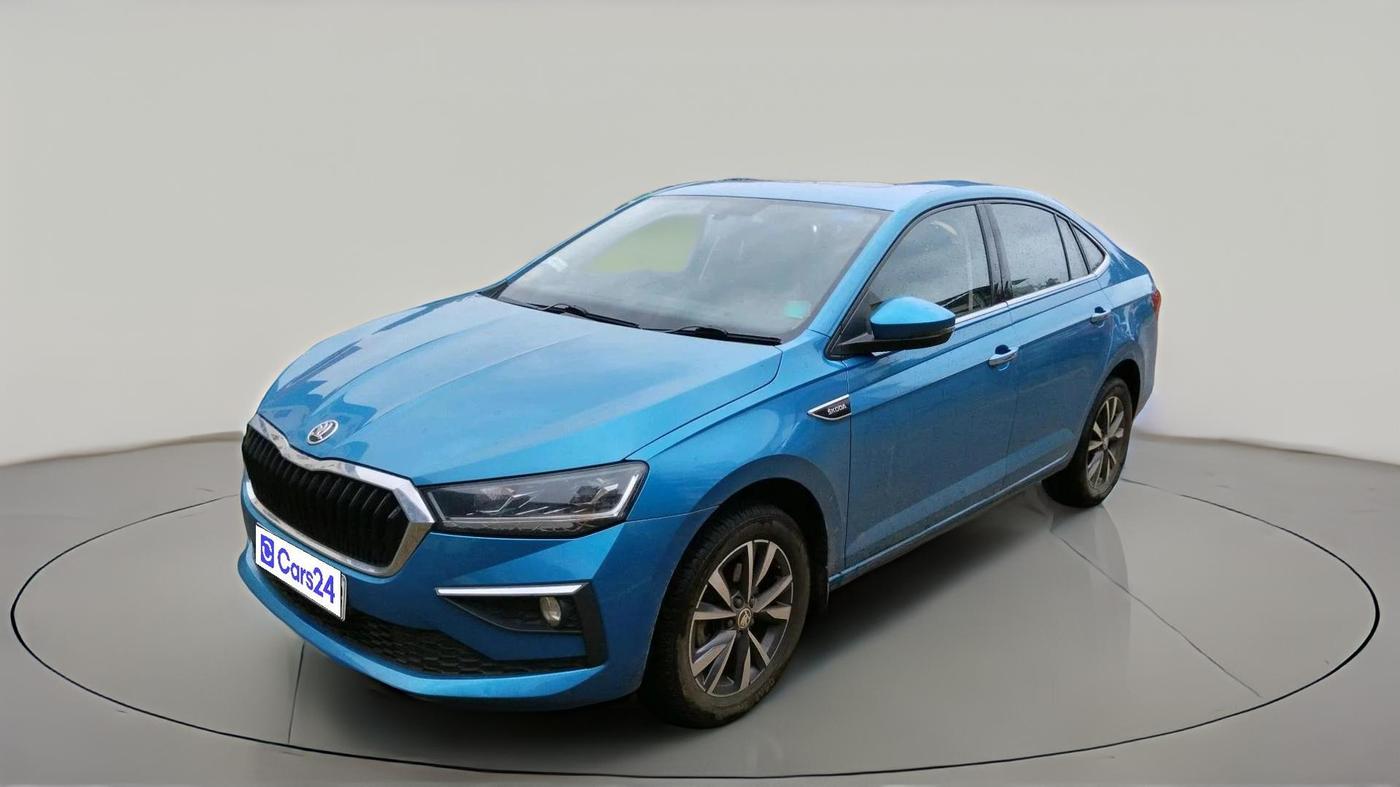 2023 Skoda SLAVIA STYLE 1.0L TSI AT, Petrol, Automatic, 18,752 km, exterior