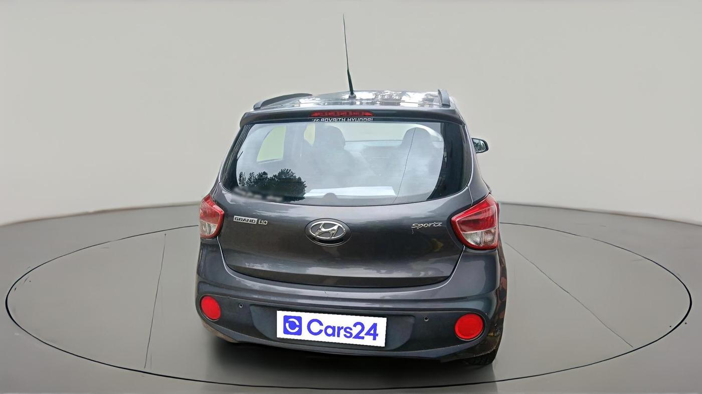 2018 Hyundai Grand i10 SPORTZ AT 1.2 KAPPA VTVT, Petrol, Automatic, 77,905 km, exterior