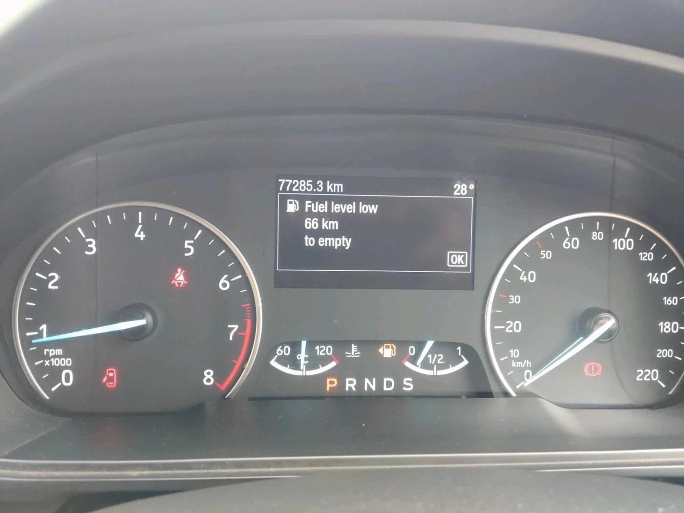 2020 Ford Ecosport TITANIUM + 1.5L PETROL AT, Petrol, Automatic, 77,285 km, interior