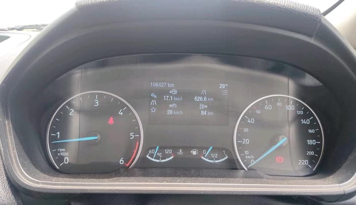 2019 Ford Ecosport TITANIUM 1.5L DIESEL, Diesel, Manual, 1,06,427 km, interior