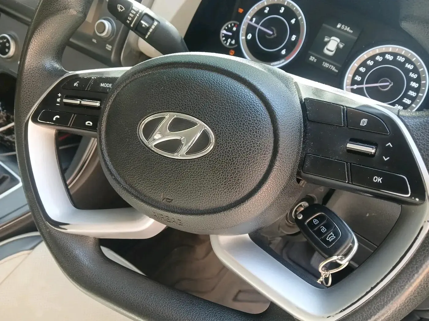 2021 Hyundai Creta EX 1.5 DIESEL, Diesel, Manual, 1,22,736 km, interior