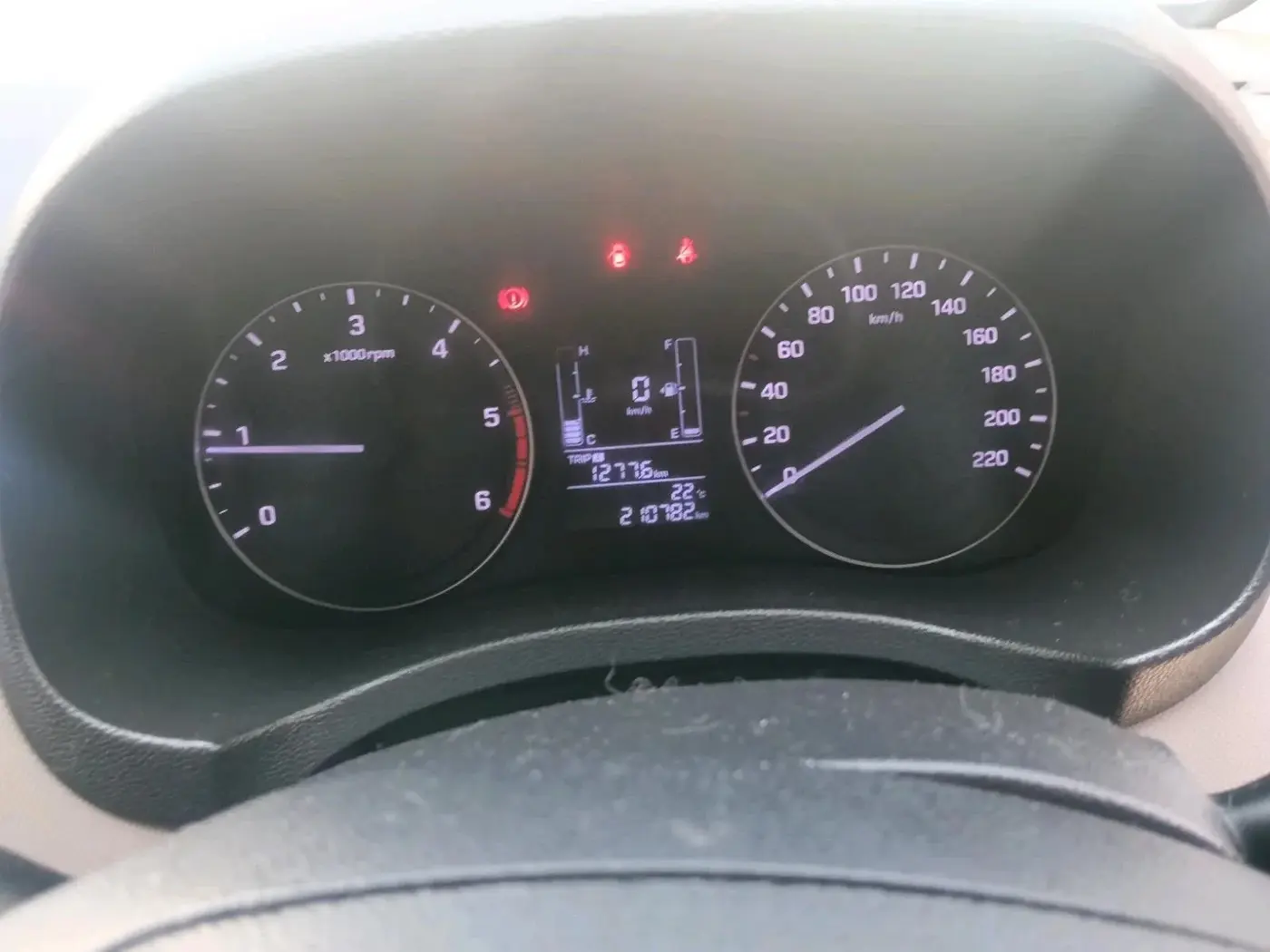 2017 Hyundai Creta E PLUS 1.4 DIESEL, Diesel, Manual, 2,10,782 km, interior
