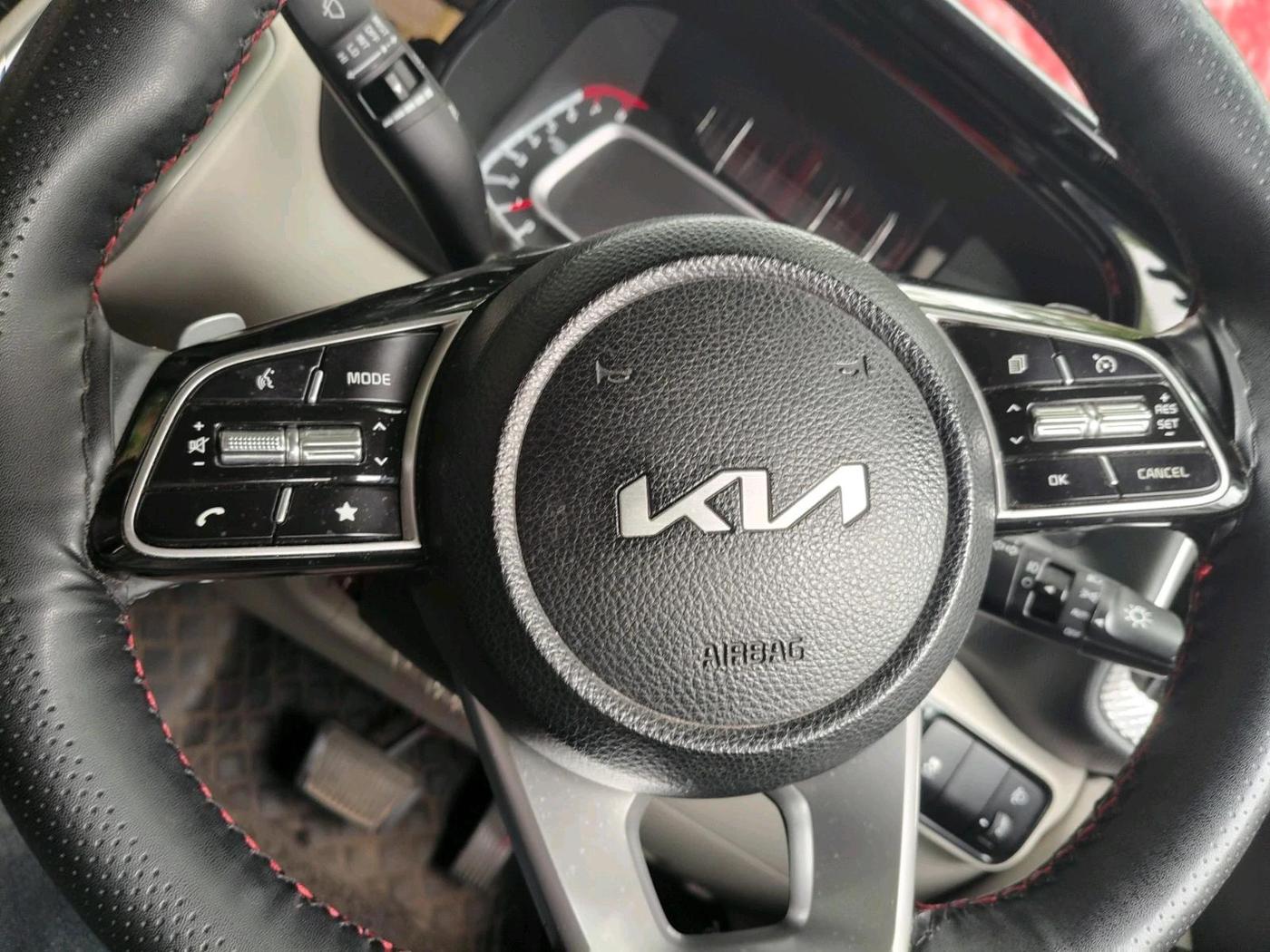 2023 KIA SONET HTX 1.0 DCT, Petrol, Automatic, 46,372 km, interior