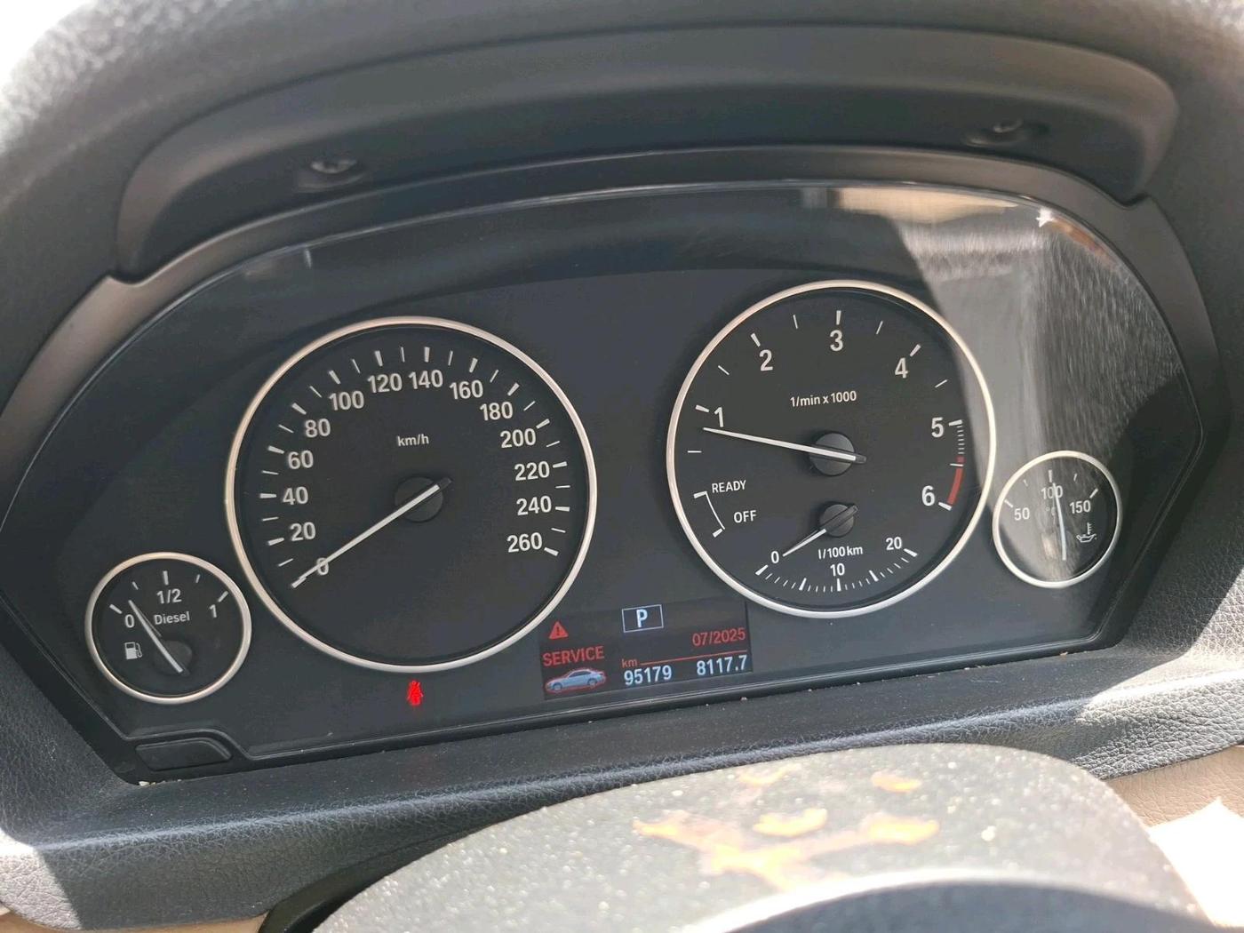 2015 BMW 3 Series 320D PRESTIGE, Diesel, Automatic, 95,179 km, interior