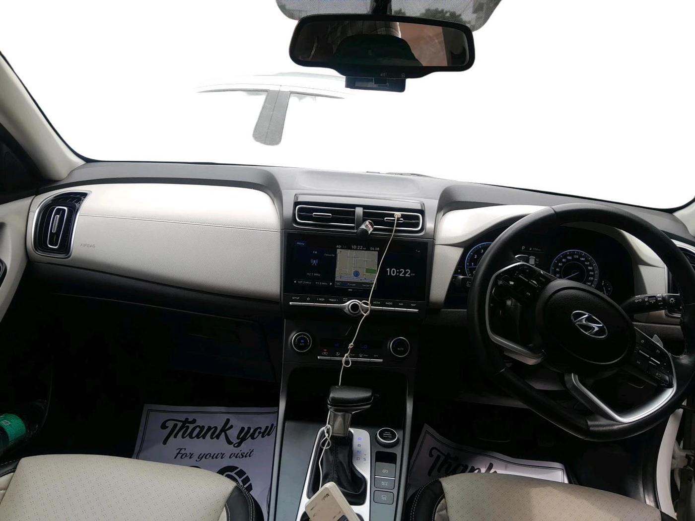 2022 Hyundai Creta SX IVT 1.5 PETROL, Petrol, Automatic, 58,403 km, interior