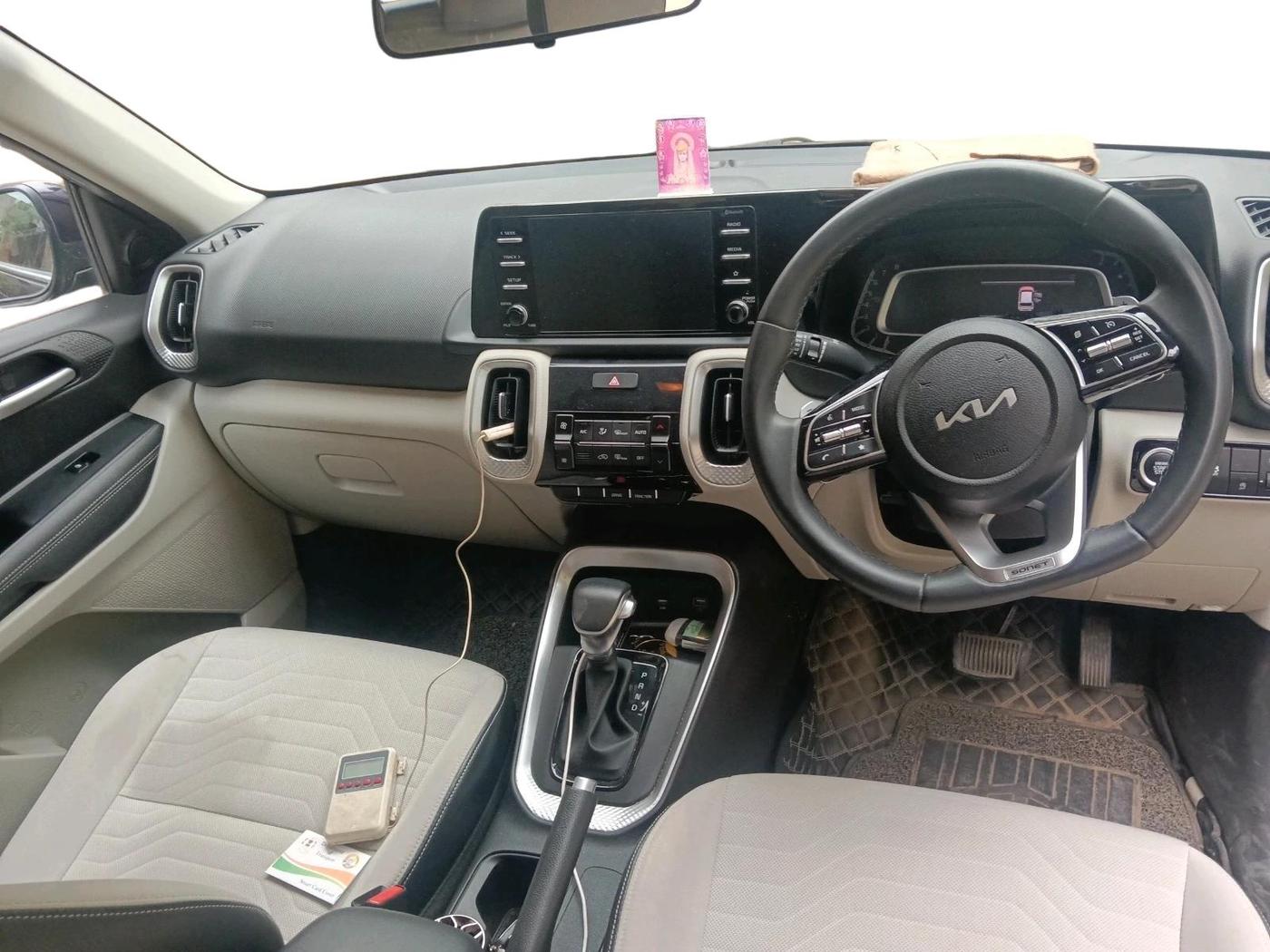 2023 KIA SONET HTX 1.0 DCT, Petrol, Automatic, 19,183 km, interior
