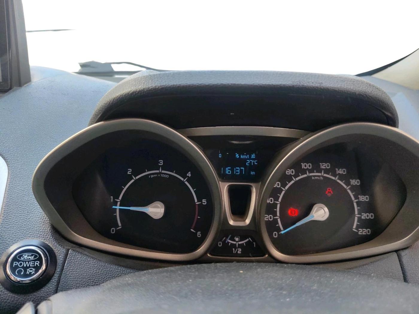 2015 Ford Ecosport TITANIUM 1.5L DIESEL, Diesel, Manual, 1,16,137 km, interior