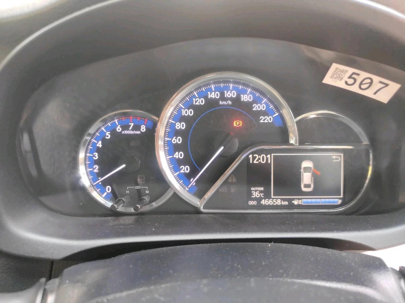 2018 Toyota YARIS G MT, Petrol, Manual, 47,174 km, interior