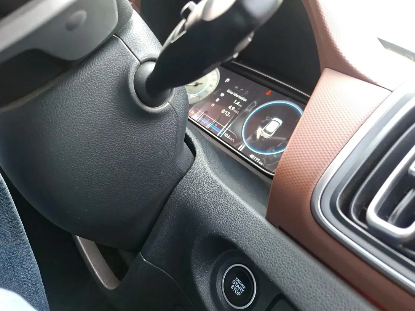 2022 Hyundai ALCAZAR PLATINUM (O) 6STR 2.0 AT, Petrol, Automatic, 48,171 km, interior