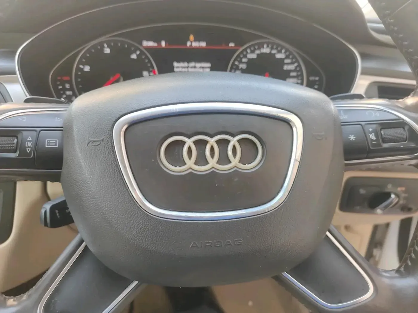 2013 Audi A6 2.0 TDI PREMIUM, Diesel, Automatic, 1,08,554 km, interior