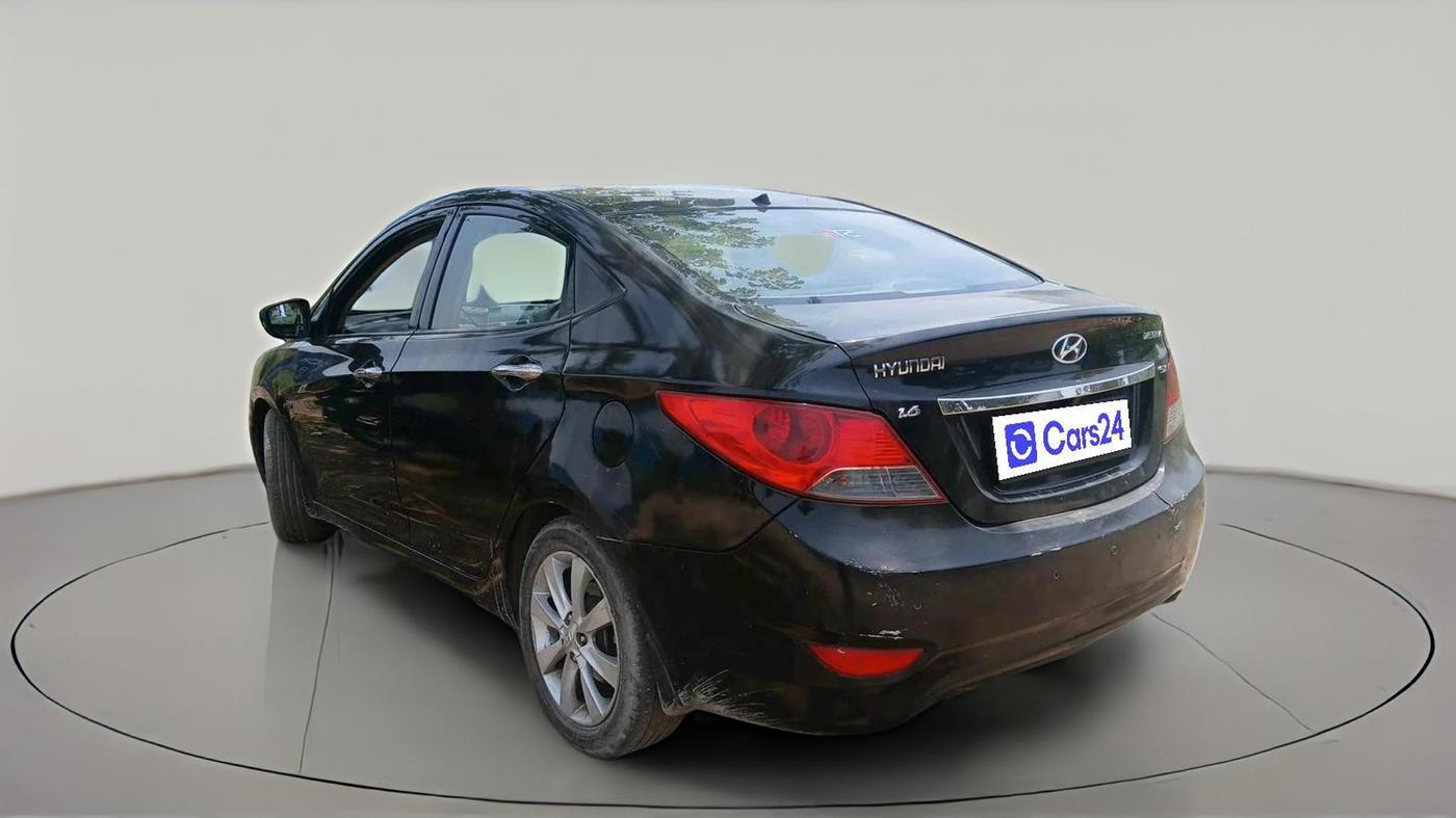 2011 Hyundai Verna FLUIDIC 1.6 VTVT SX OPT AT, Petrol, Automatic, 1,20,182 km, exterior