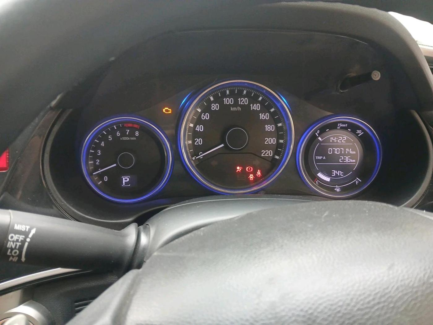 2015 Honda City 1.5L I-VTEC VX CVT, CNG, Automatic, 70,714 km, interior