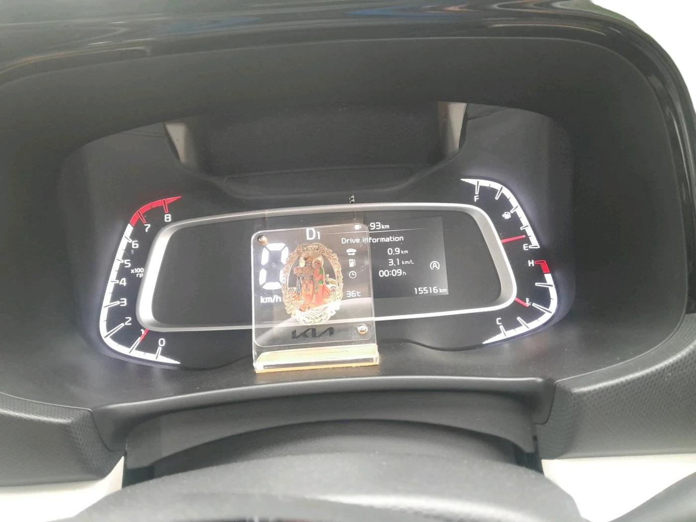 2023 KIA SONET HTX 1.0 DCT, Petrol, Automatic, 15,516 km, interior