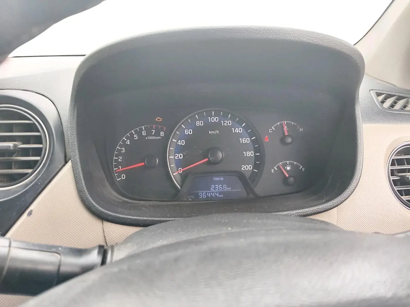 2018 Hyundai XCENT PRIME T  VTVT CNG, CNG, Manual, 96,445 km, interior