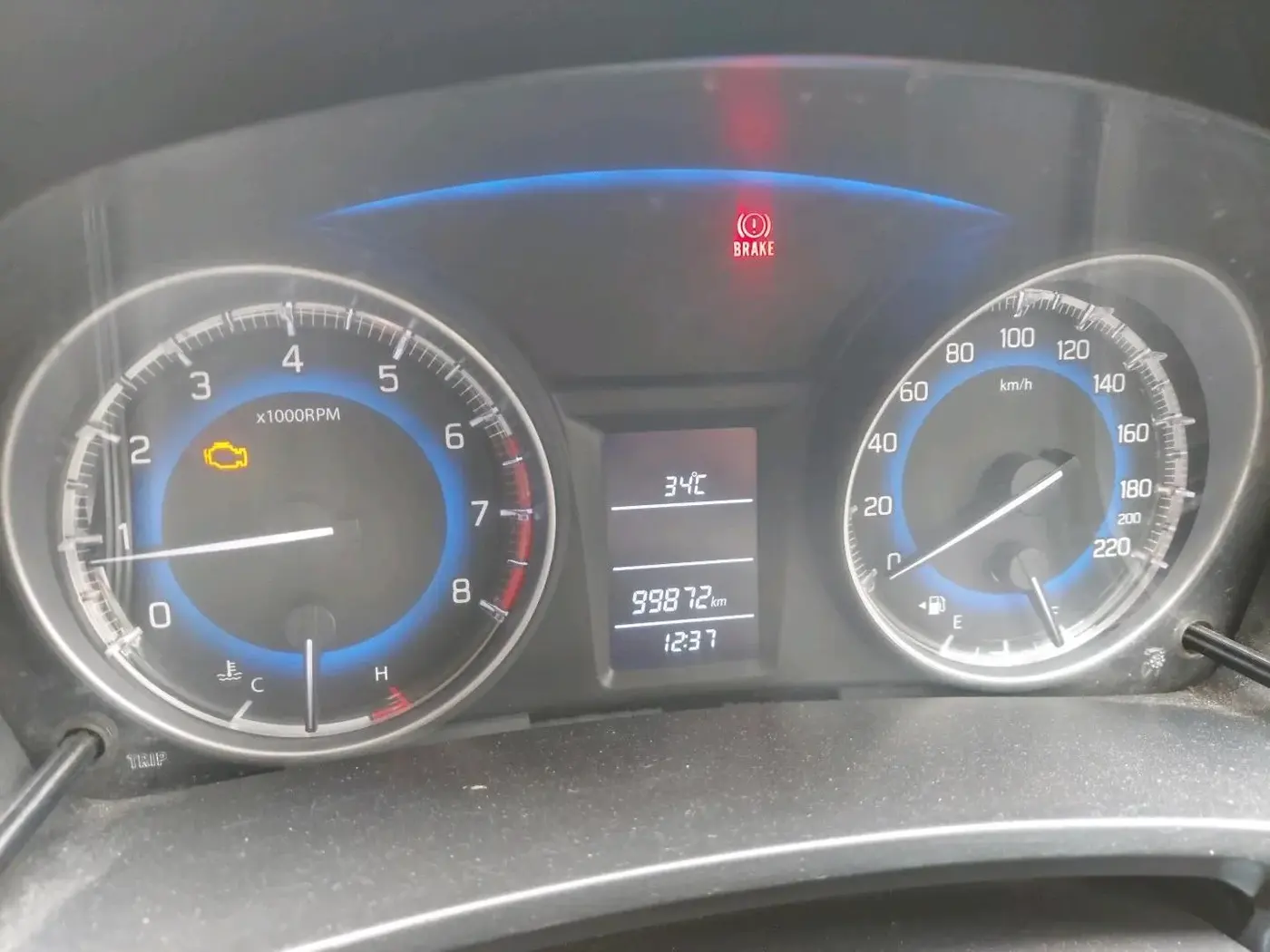 2017 Maruti Baleno DELTA PETROL 1.2, CNG, Manual, 99,872 km, interior