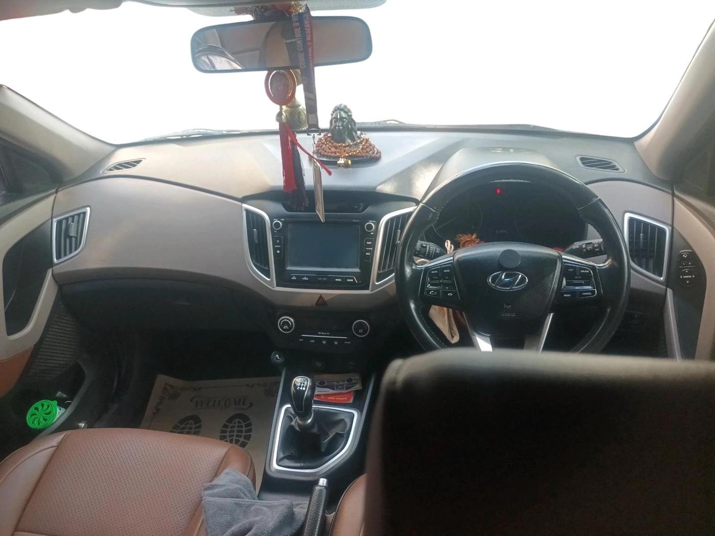 2018 Hyundai Creta SX 1.6 PETROL, Petrol, Manual, 61,374 km, interior