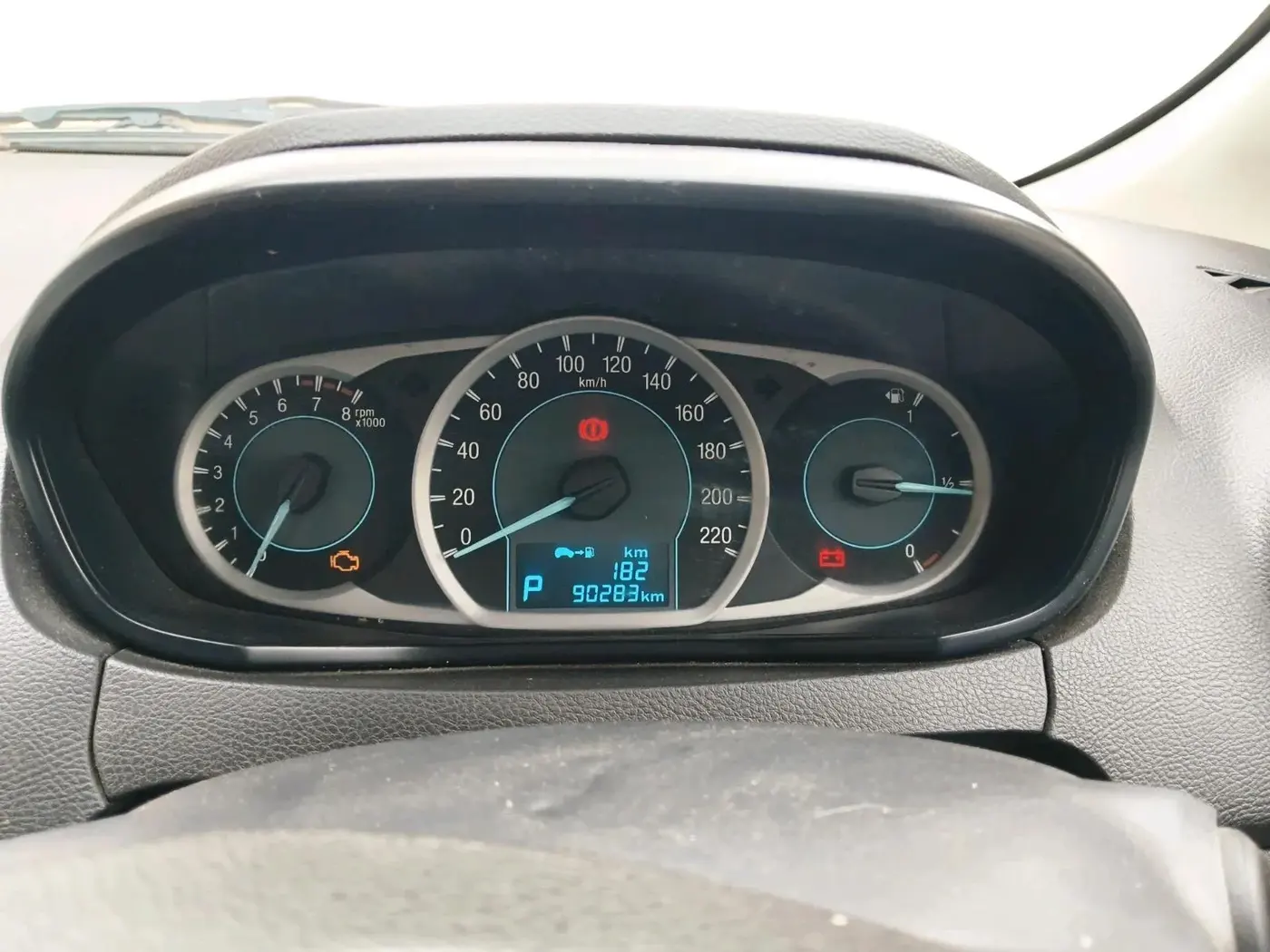 2016 Ford Figo Aspire TITANIUM 1.5 PETROL AT, Petrol, Automatic, 90,283 km, interior