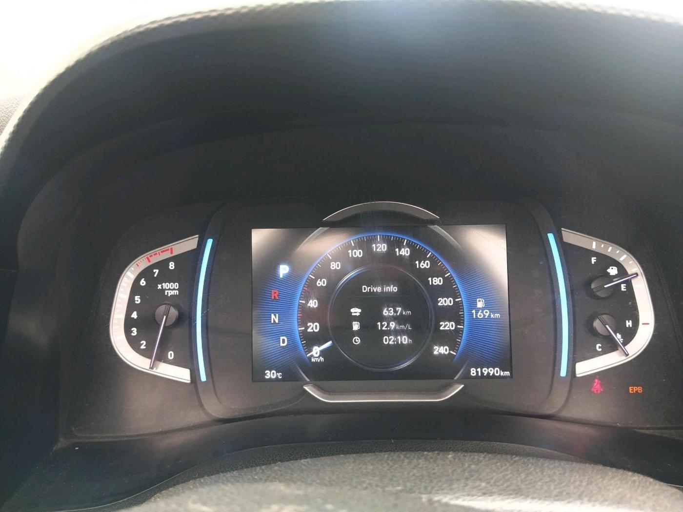 2020 Hyundai Creta SX (O) 1.4 TURBO DCT, Petrol, Automatic, 81,990 km, interior