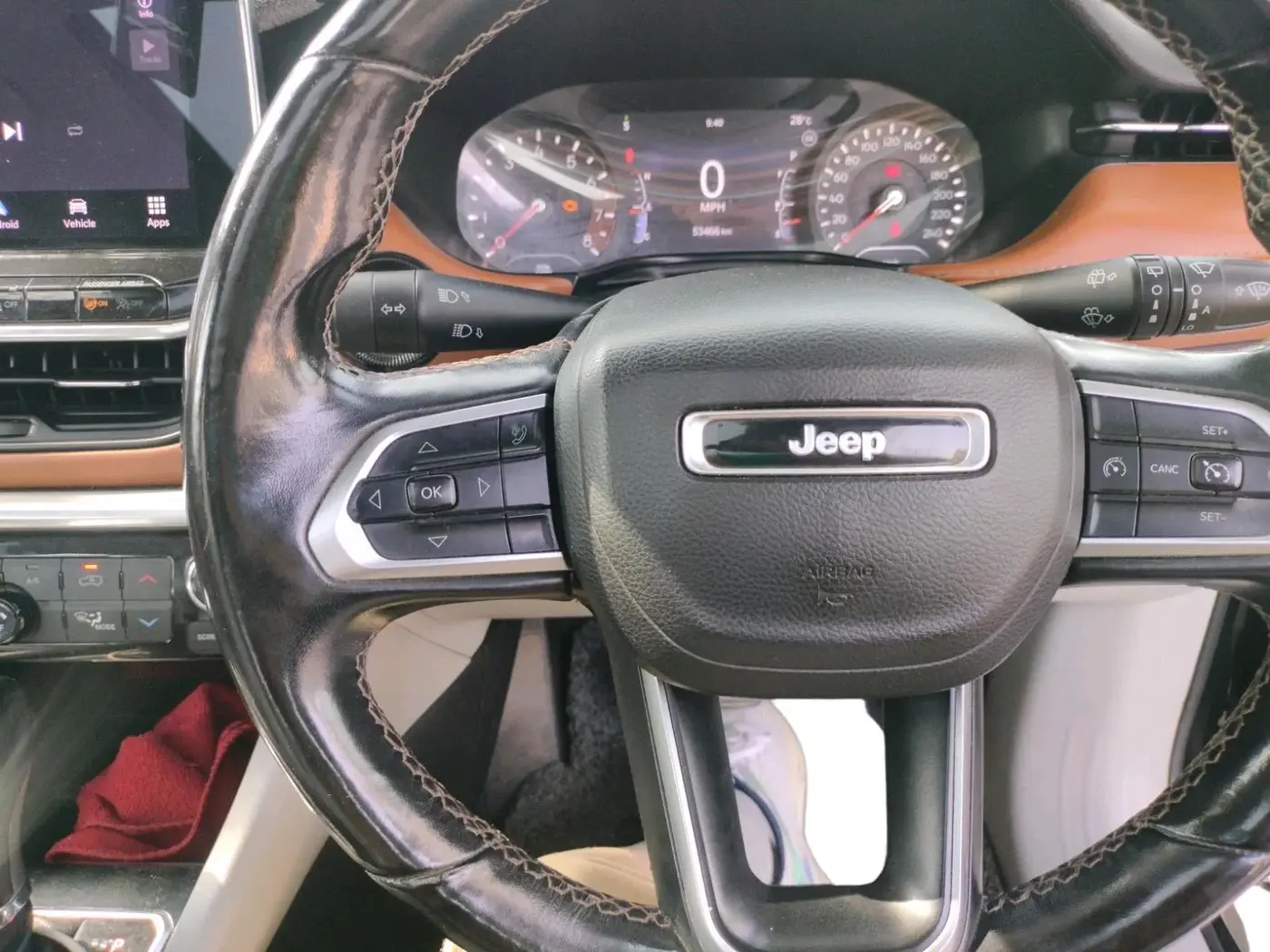 2022 Jeep Compass LIMITED (O) 1.4 PETROL DCT, Petrol, Automatic, 53,466 km, interior
