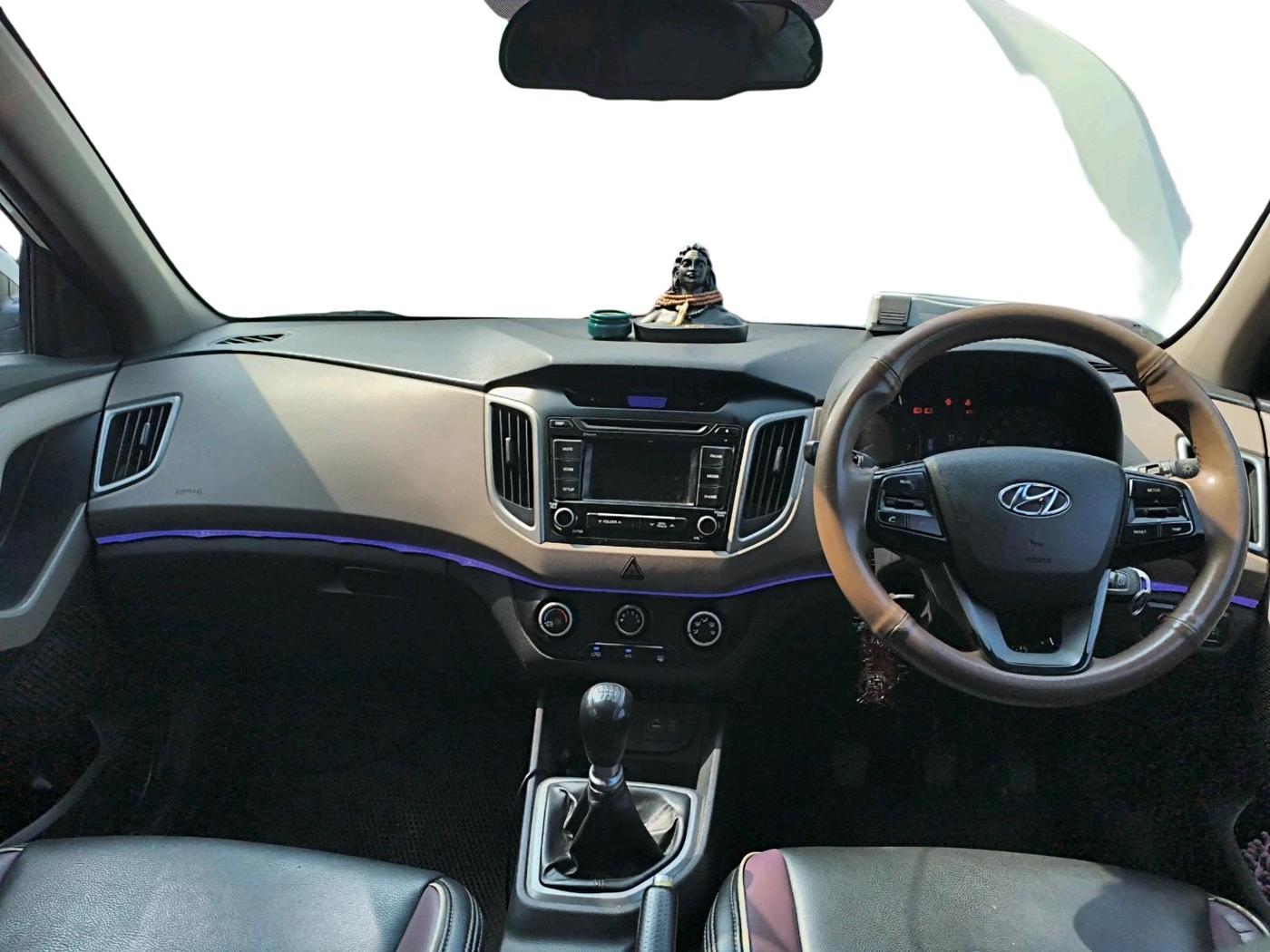 2016 Hyundai Creta S 1.6 PETROL, Petrol, Manual, 1,02,792 km, interior