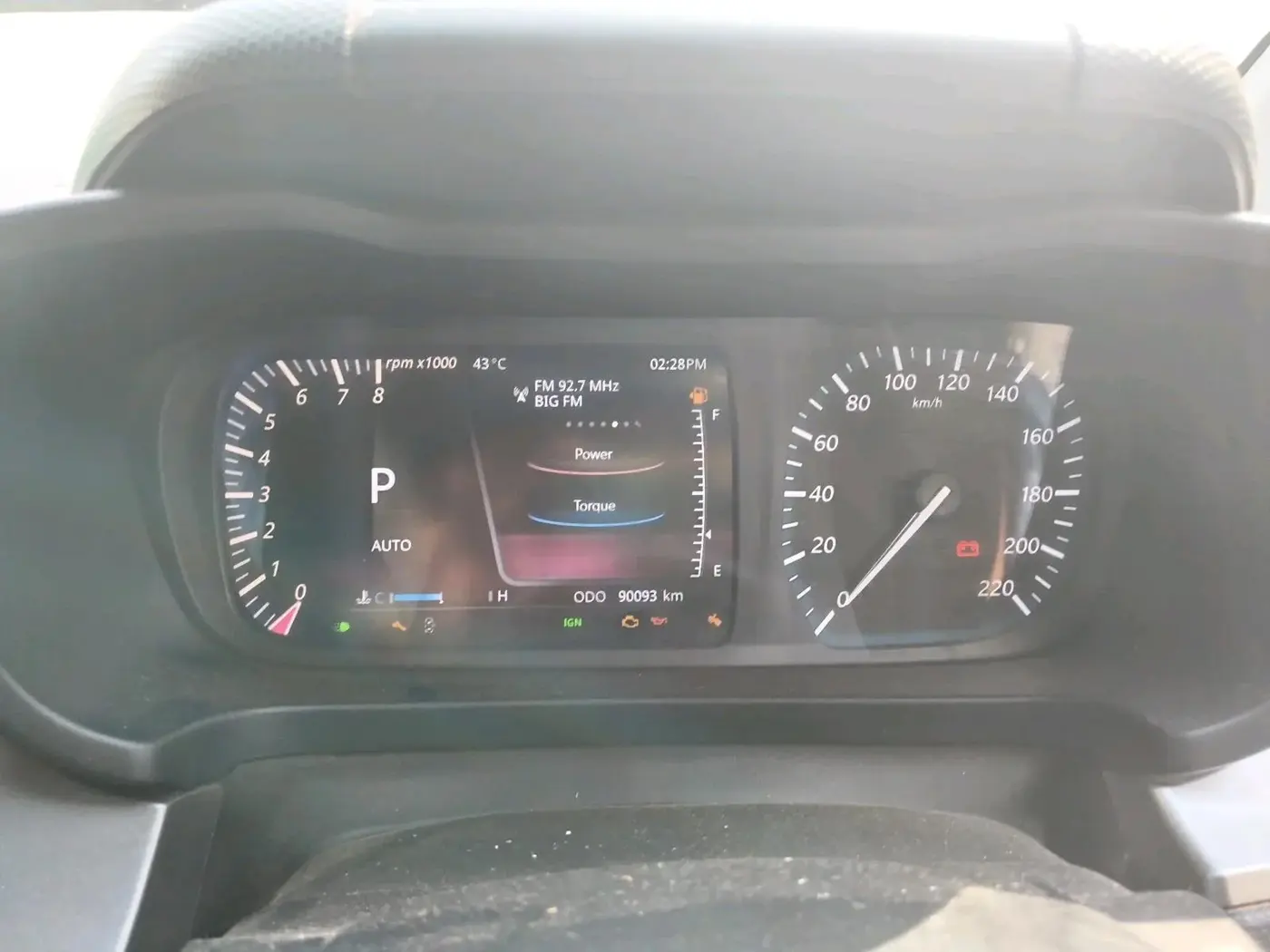 2023 Tata ALTROZ XZA PLUS, Petrol, Automatic, 90,093 km, interior