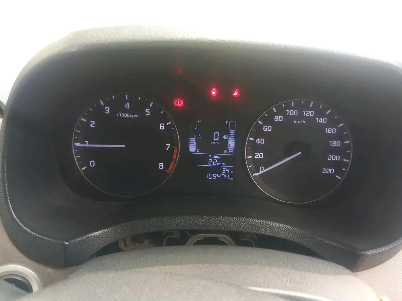 2016 Hyundai Creta SX PLUS 1.6 PETROL, Petrol, Manual, 1,10,000 km, interior