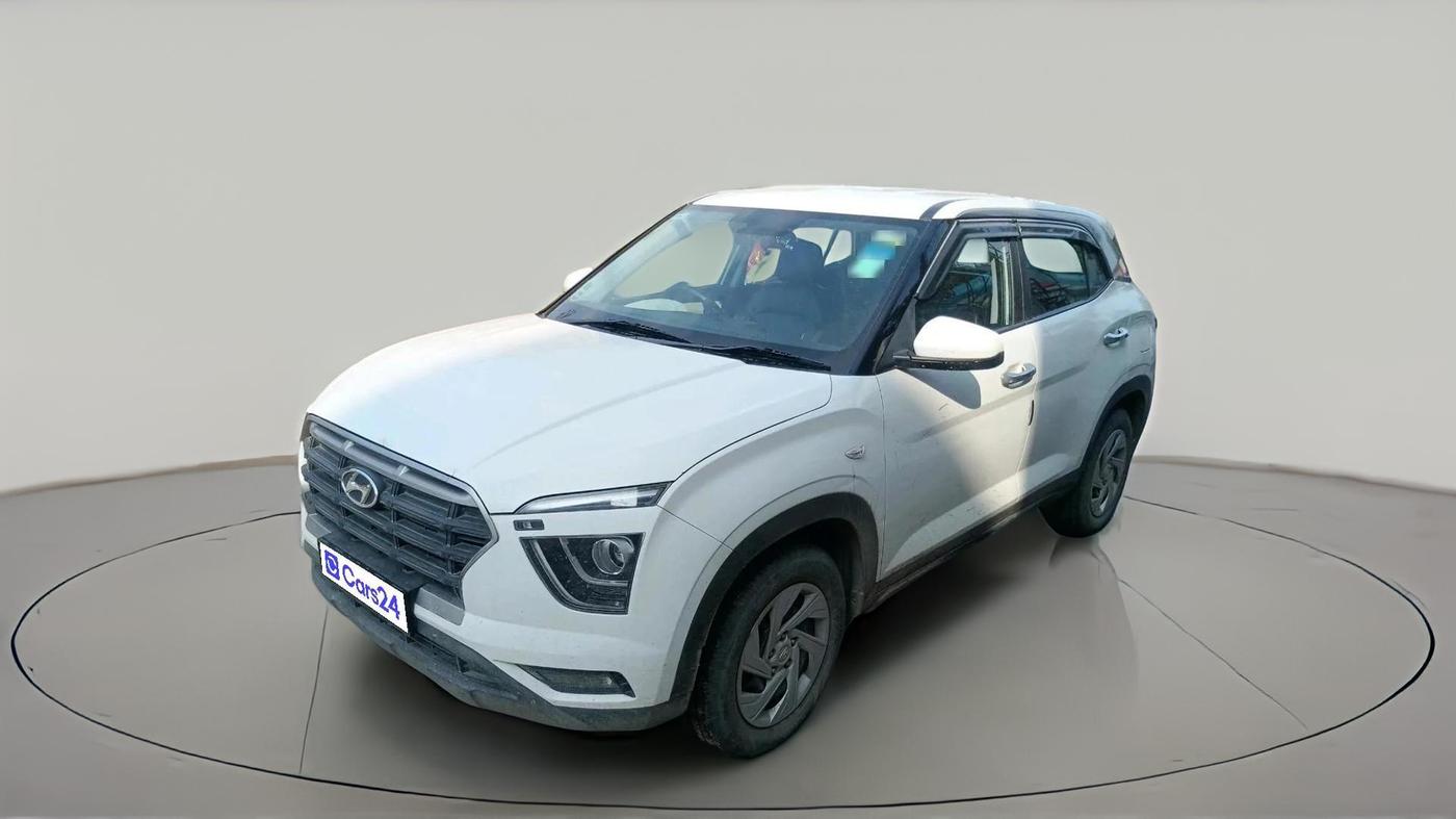 2023 Hyundai Creta E 1.5 PETROL, Petrol, Manual, 55,636 km, exterior