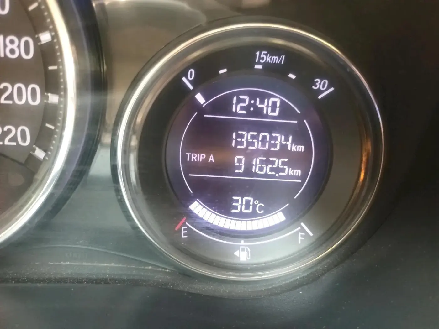 2018 Honda City 1.5L I-VTEC ZX CVT, Petrol, Automatic, 1,35,034 km, interior