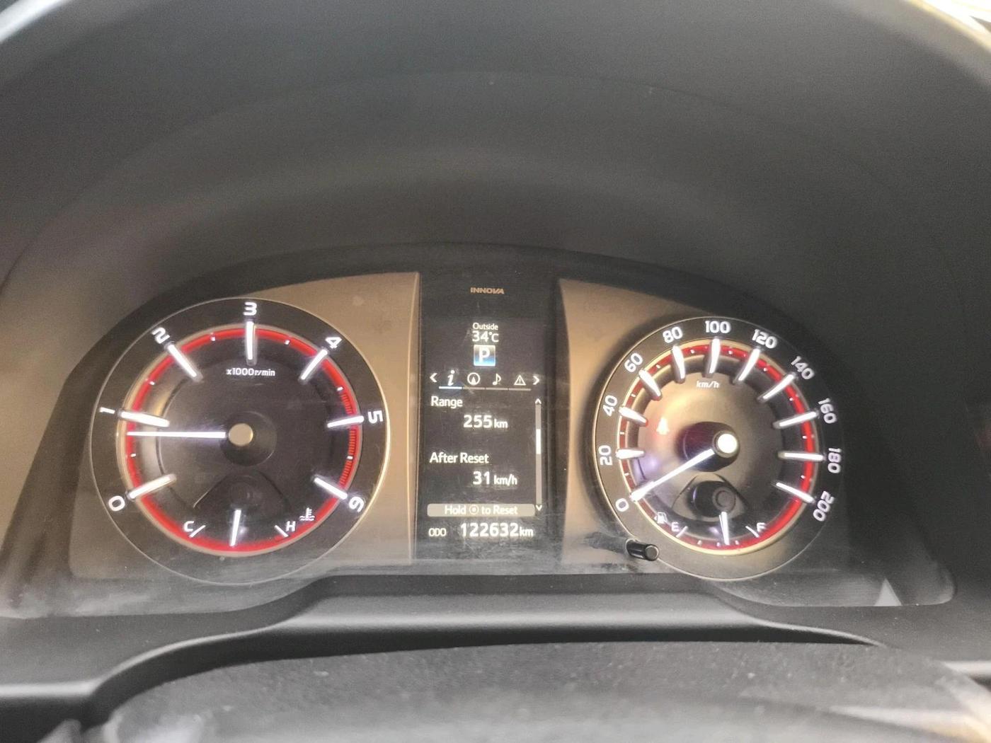 2017 Toyota Innova Crysta TOURING SPORT DIESEL AT, Diesel, Automatic, 1,22,632 km, interior