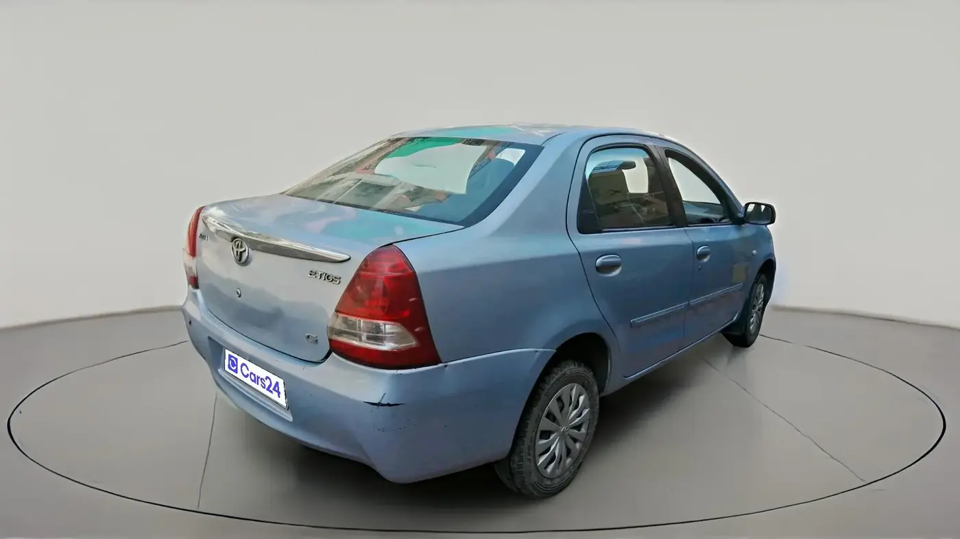 2011 Toyota Etios G, Petrol, Manual, 1,28,001 km, exterior