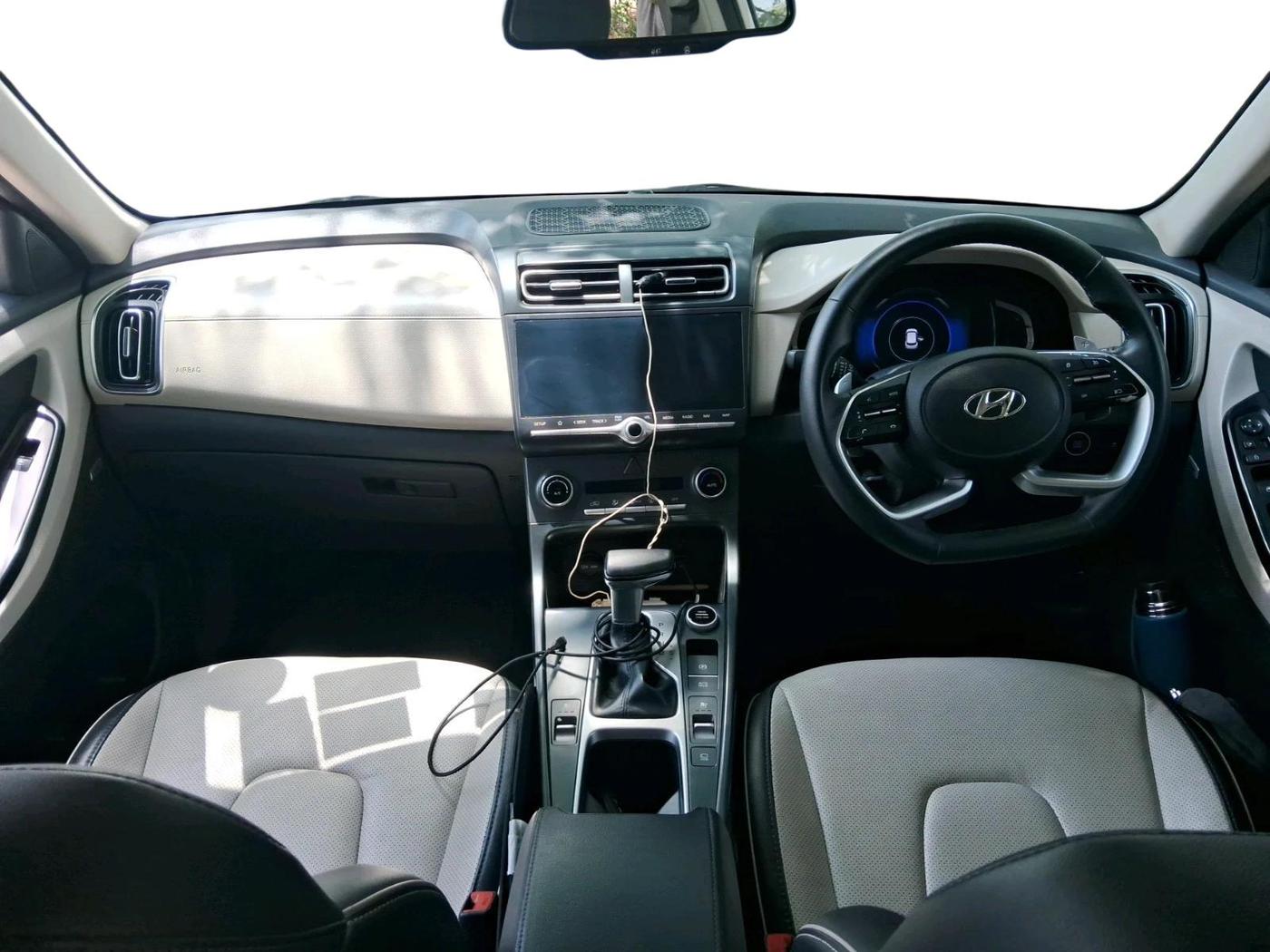 2022 Hyundai Creta SX (O) AT 1.5 DIESEL, Diesel, Automatic, 57,273 km, interior