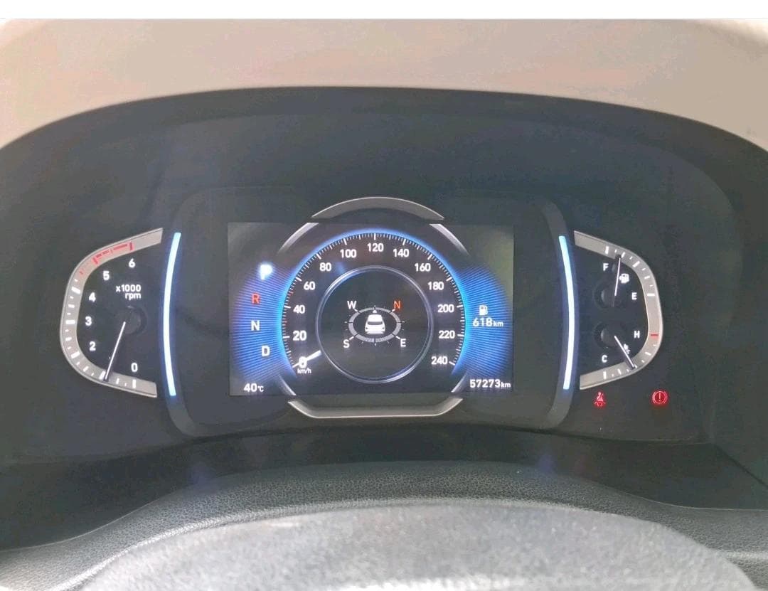 2022 Hyundai Creta SX (O) AT 1.5 DIESEL, Diesel, Automatic, 57,273 km, interior