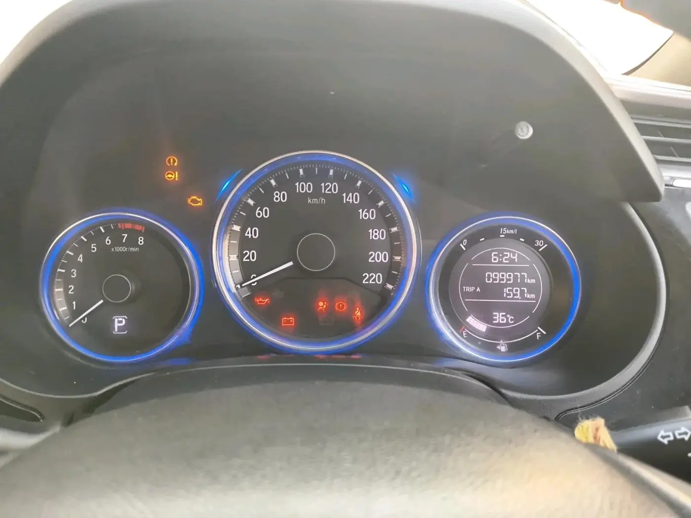 2016 Honda City 1.5L I-VTEC VX CVT, Petrol, Automatic, 99,977 km, interior